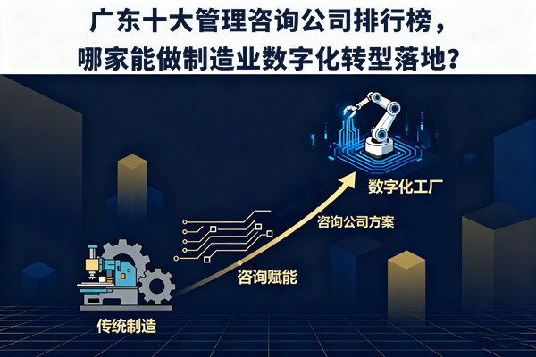 廣東十大管理咨詢公司排行榜，哪家能做制造業(yè)數(shù)字化轉(zhuǎn)型落地？