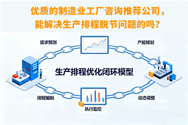 優(yōu)質的制造業(yè)工廠咨詢推薦公司，能解決生產排程脫節(jié)問題的嗎？